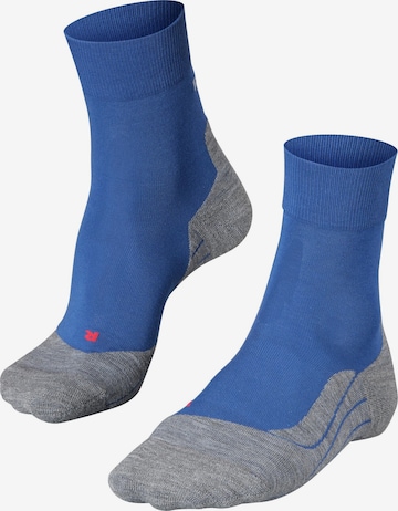FALKE Athletic Socks 'RU4 Endurance' in Blue: front
