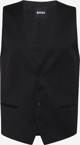 BOSS Black - Chaleco para traje 'Huge' en negro: frente