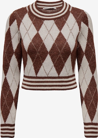 ONLY Sweater 'MUSE' in Brown: front