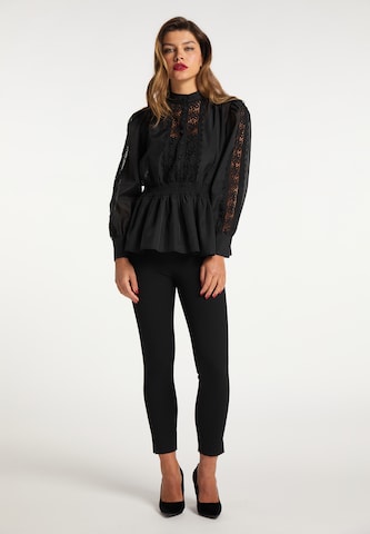 faina Blouse in Zwart