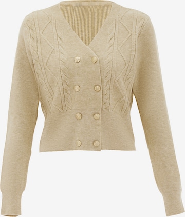 NAEMI - Cárdigan en beige: frente