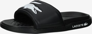 LACOSTE Beach & Pool Shoes in Black: front