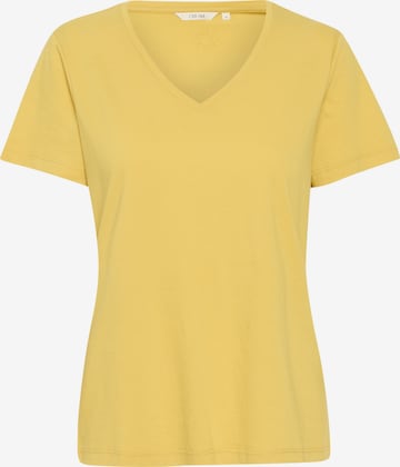 Cream Shirt 'Naia' in Yellow: front