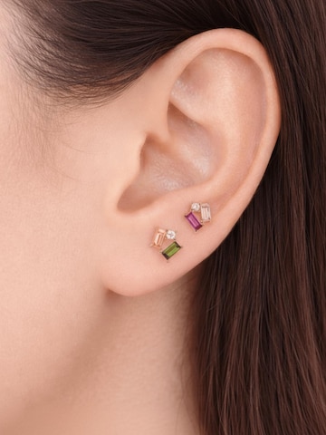 Cala Rose Oorbellen 'COLOR BLOCK' in Roze