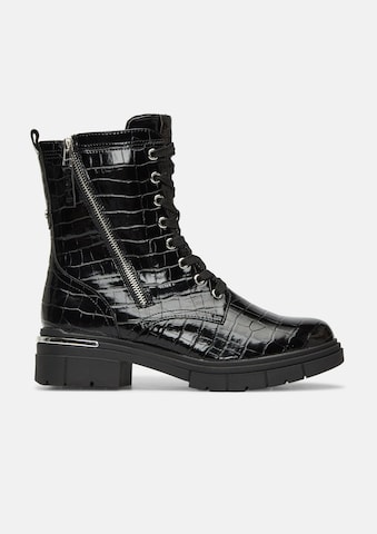 s.Oliver Schnürstiefel in Schwarz
