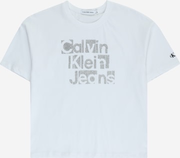 Calvin Klein Jeans Футболка в Белый: спереди