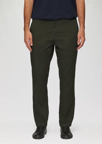 s.Oliver Slimfit Chino in Groen: voorkant