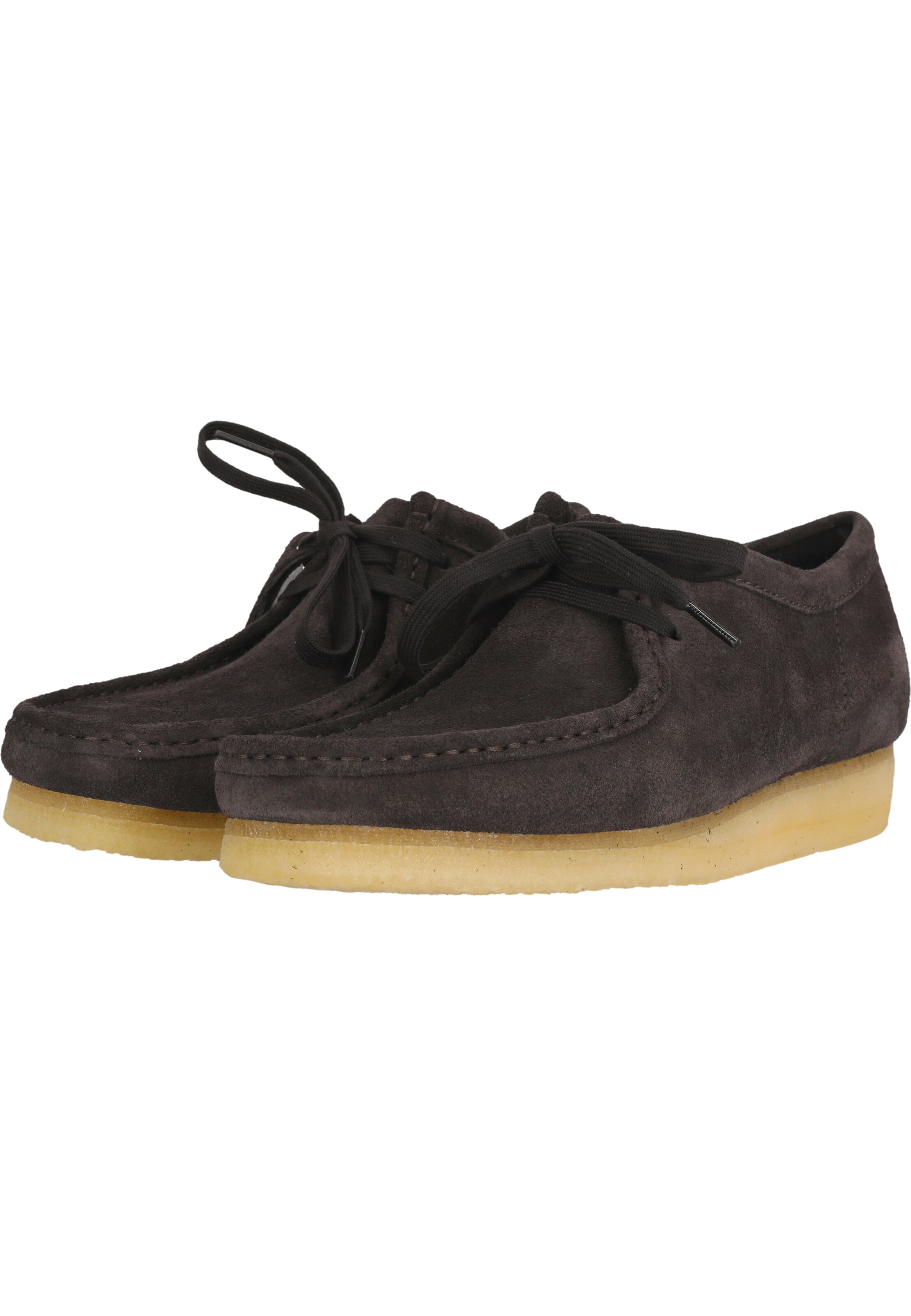 CLARKS Lace-up shoe 'Wallabee' in Brown