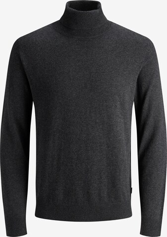 JACK & JONES Sweter 'Emil' w kolorze szary: przód