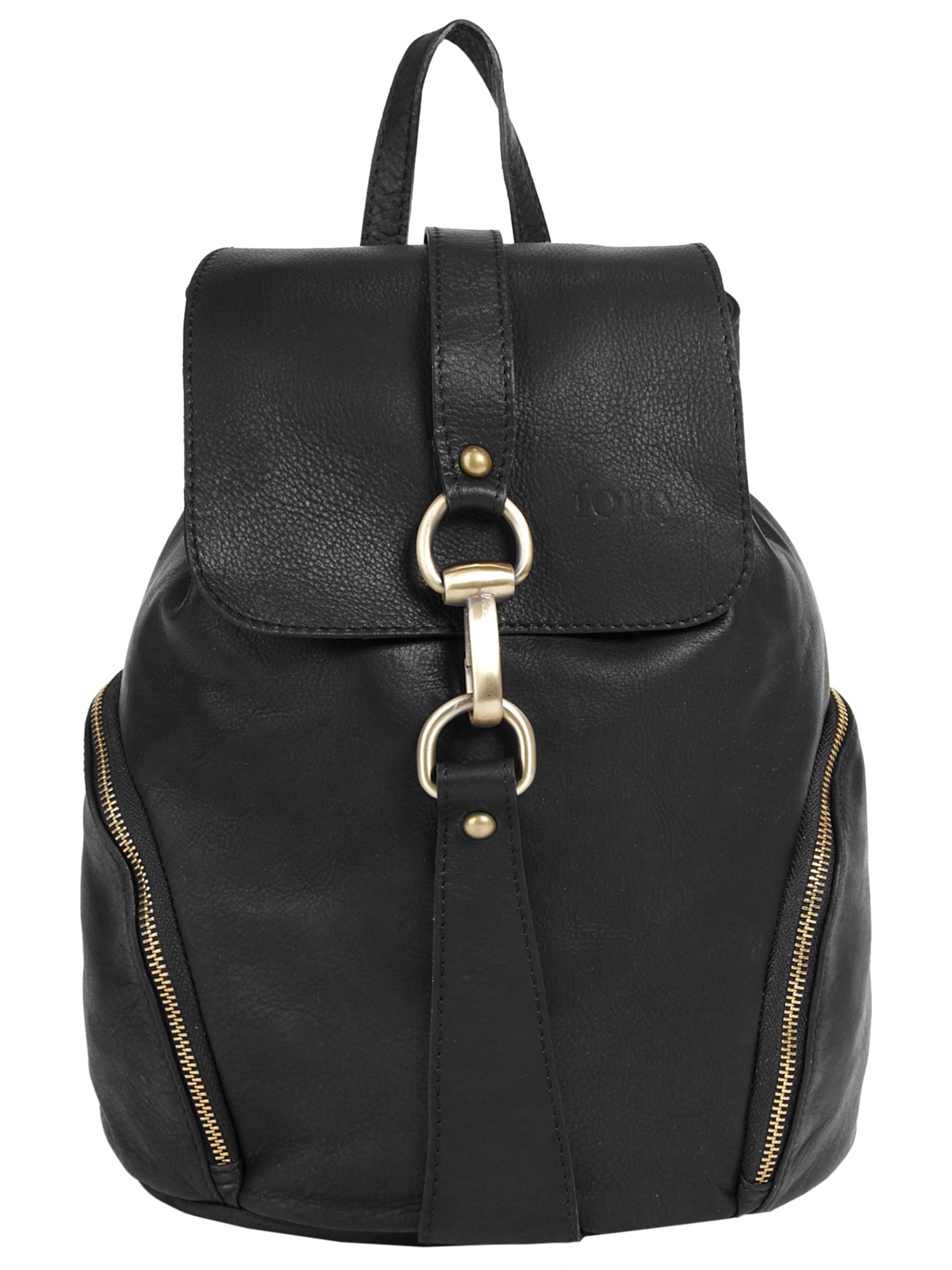 forty° Rucksack‌‌ in Schwarz: Vorderseite