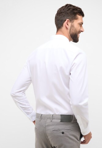 ETERNA Slim fit Button Up Shirt in White