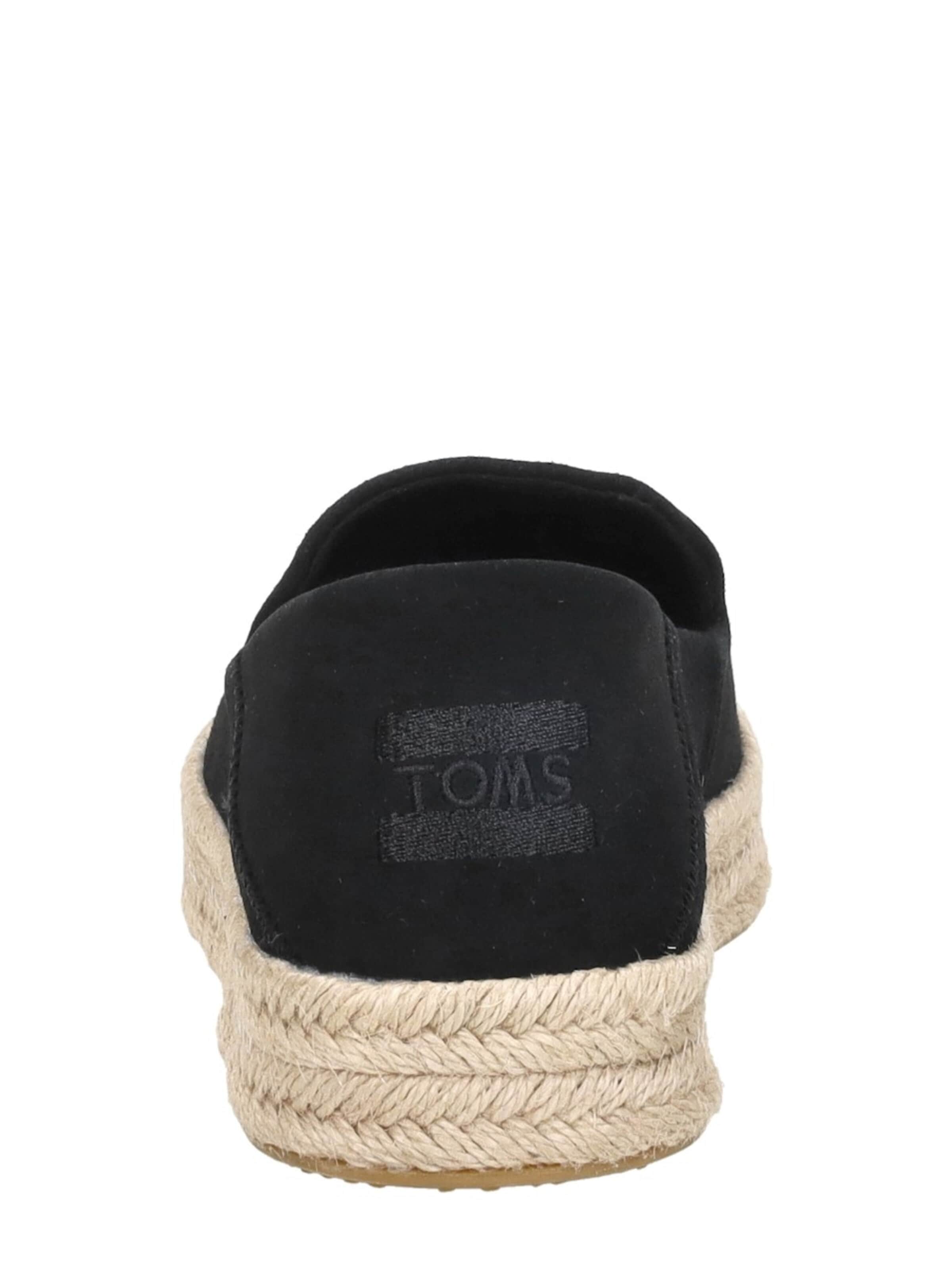 TOMS Slip-ons 'Carolina' in Black