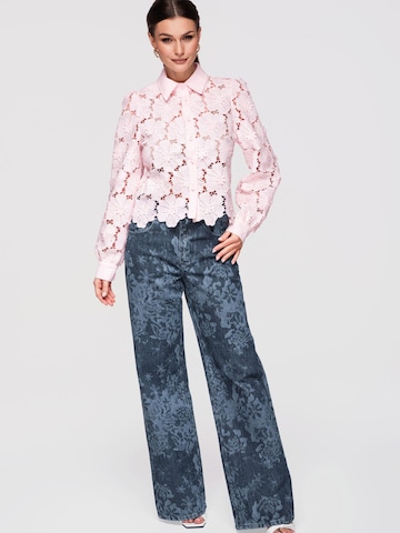 Ombre Blouse in Pink