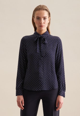 SEIDENSTICKER Blouse in Blauw: voorkant