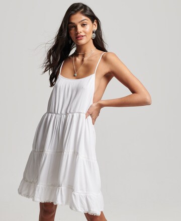 Superdry Dress in White: front