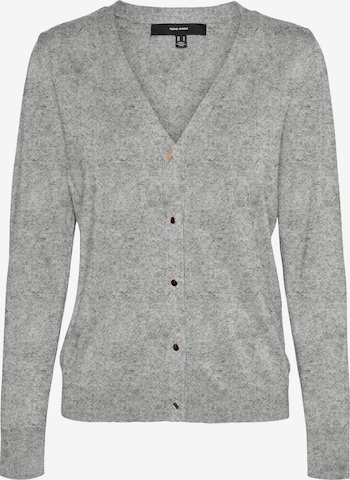 VERO MODA Strickjacke 'SILJE' in Grau: Vorderseite