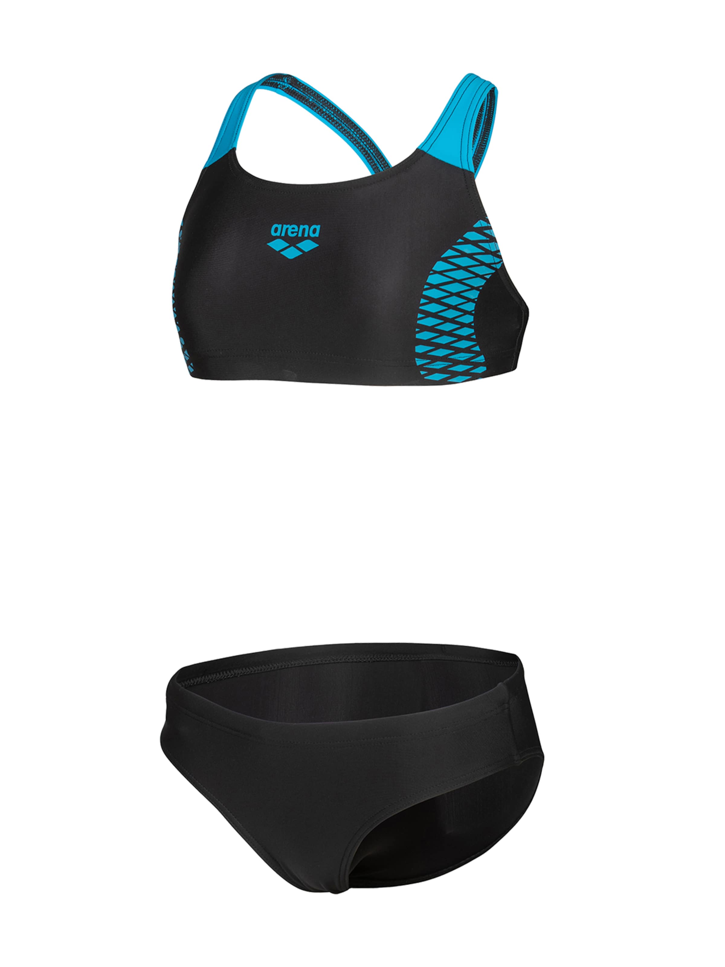 ARENA Bustier Bikini 'OPENINGS' in Zwart
