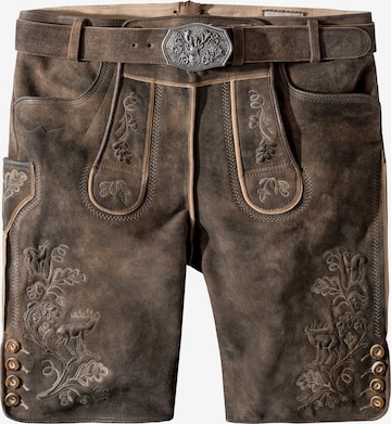 STOCKERPOINT Klederdracht broek 'Bastian' in Bruin: voorkant