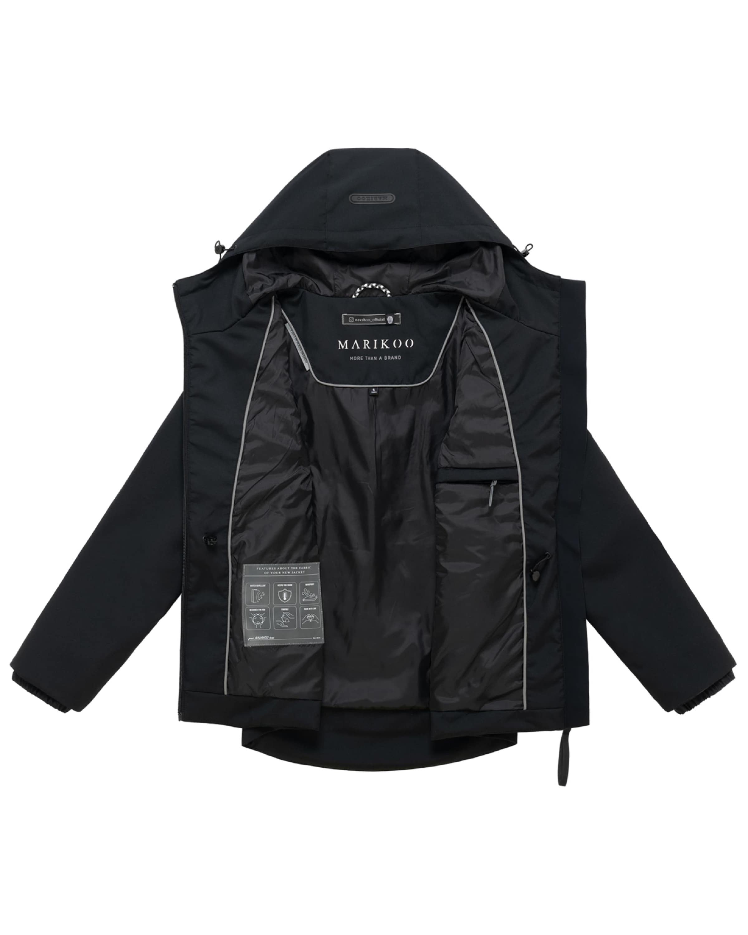 Veste fonctionnelle 'Katzilein 16' MARIKOO en noir