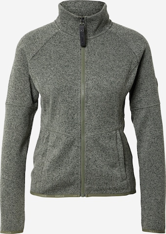 ICEPEAK Athletic fleece jacket 'ADDISON' in Green: front