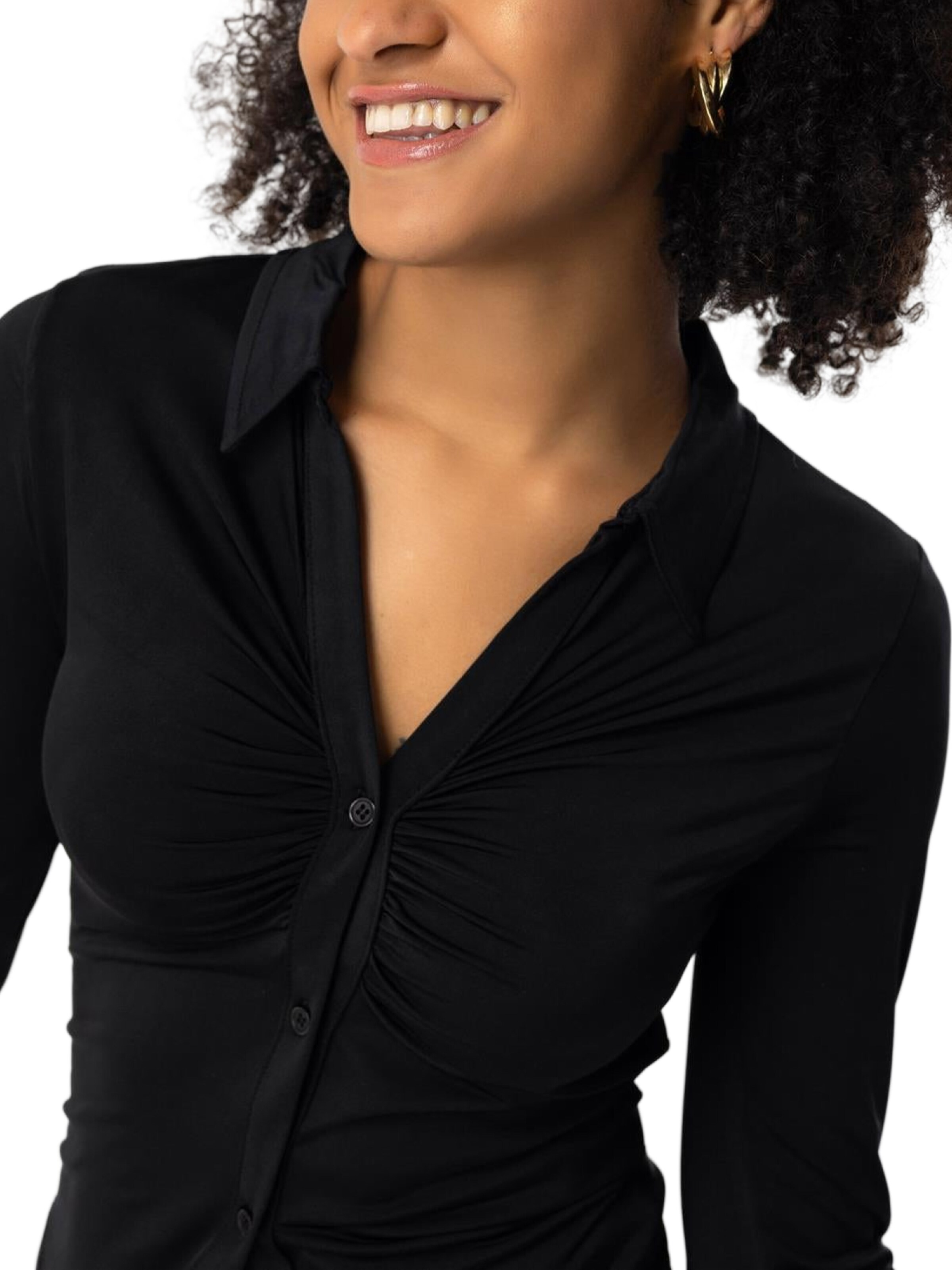 No Matter What Blouse in Zwart