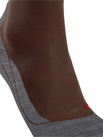 FALKE Athletic Socks 'RU4 Endurance' in Brown