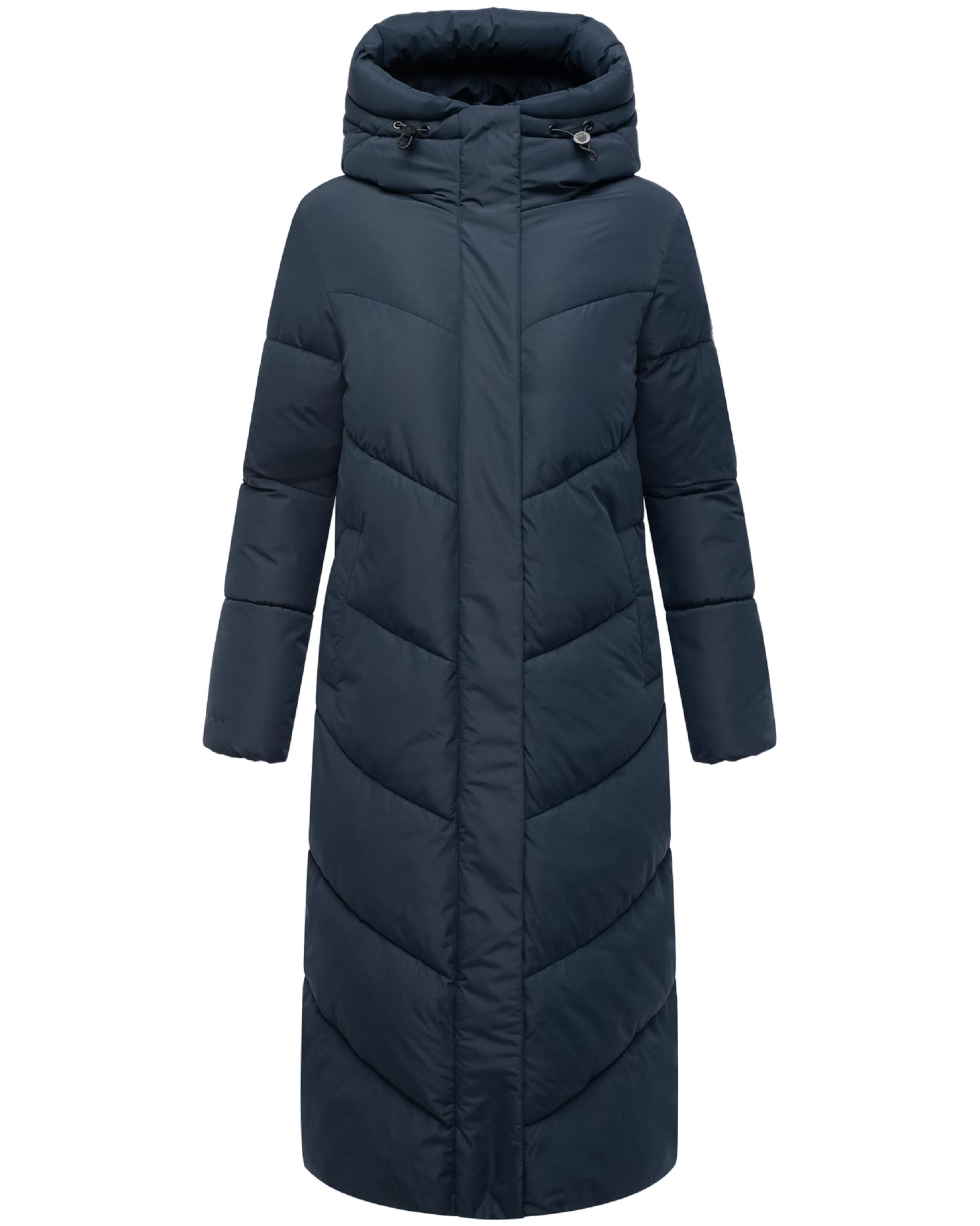 MARIKOO Wintermantel in Blauw: voorkant