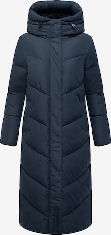 Manteau d’hiver MARIKOO en bleu : devant
