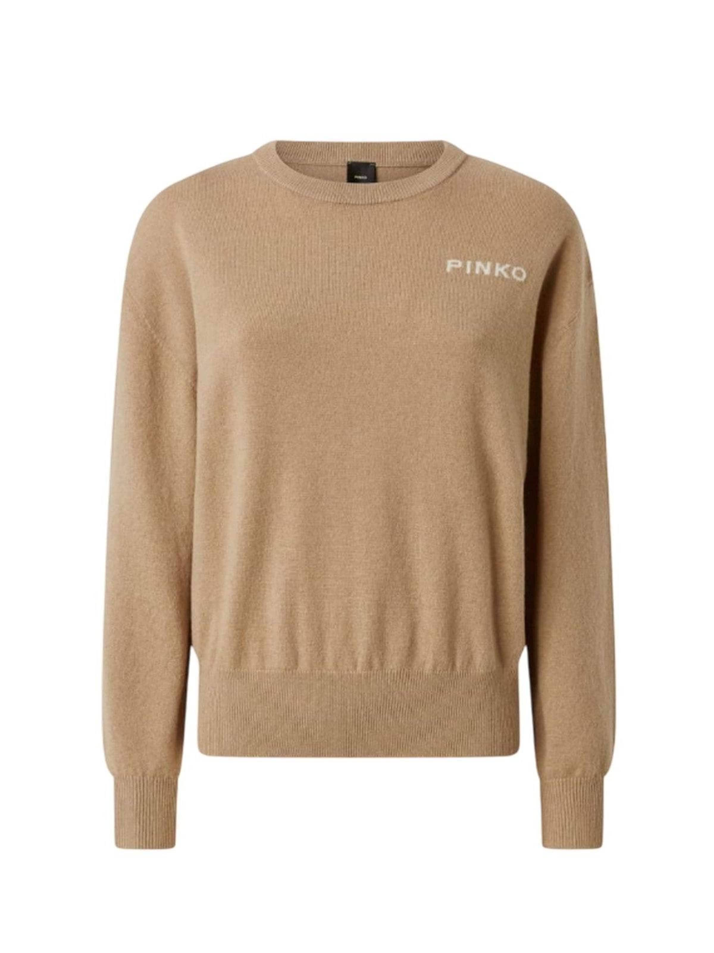 PINKO - Sudadera en beige: frente