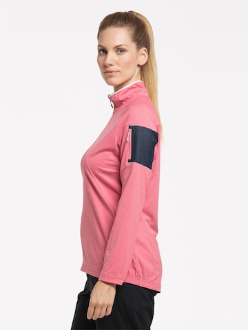 Haglöfs Athletic Fleece Jacket 'Mirre Mid' in Pink