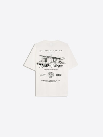 T-Shirt Bershka en blanc