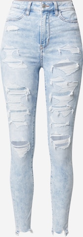 Skinny Jean American Eagle en bleu : devant