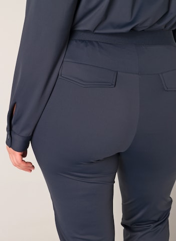 BASE LEVEL CURVY Regular Pants in Blue