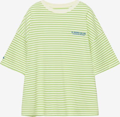 Pull&Bear Majica 'PACIFIC RAYAS' veličine XS u plava / svijetlozelena / prljavo bijela, Pregled proizvoda