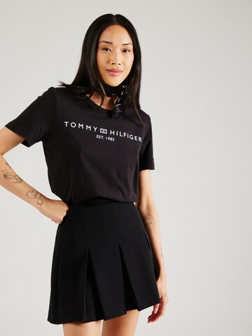 TOMMY HILFIGER Koszulka w kolorze czarny: przód
