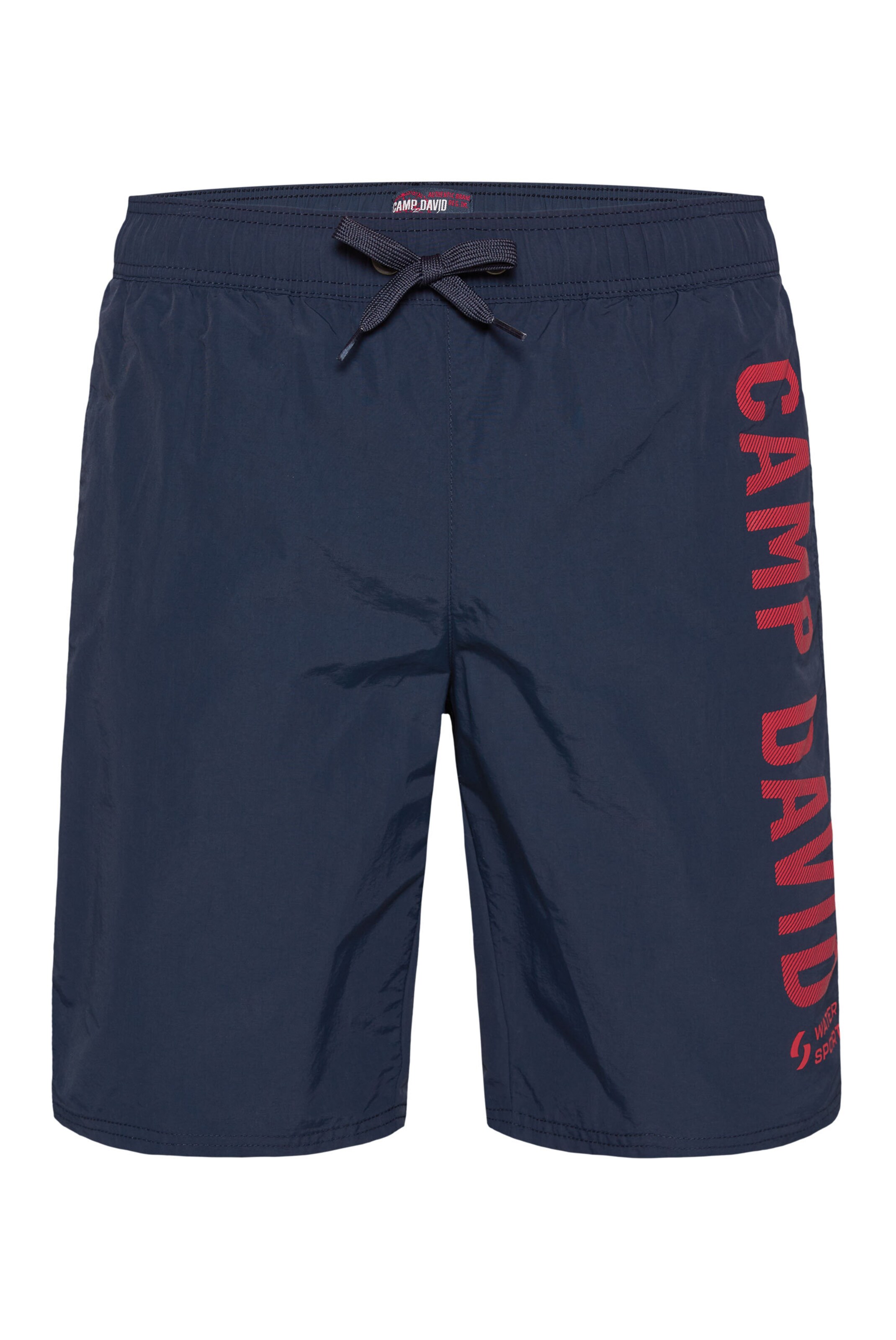 CAMP DAVID Badeshorts i navy / rubinrød, Produktvisning