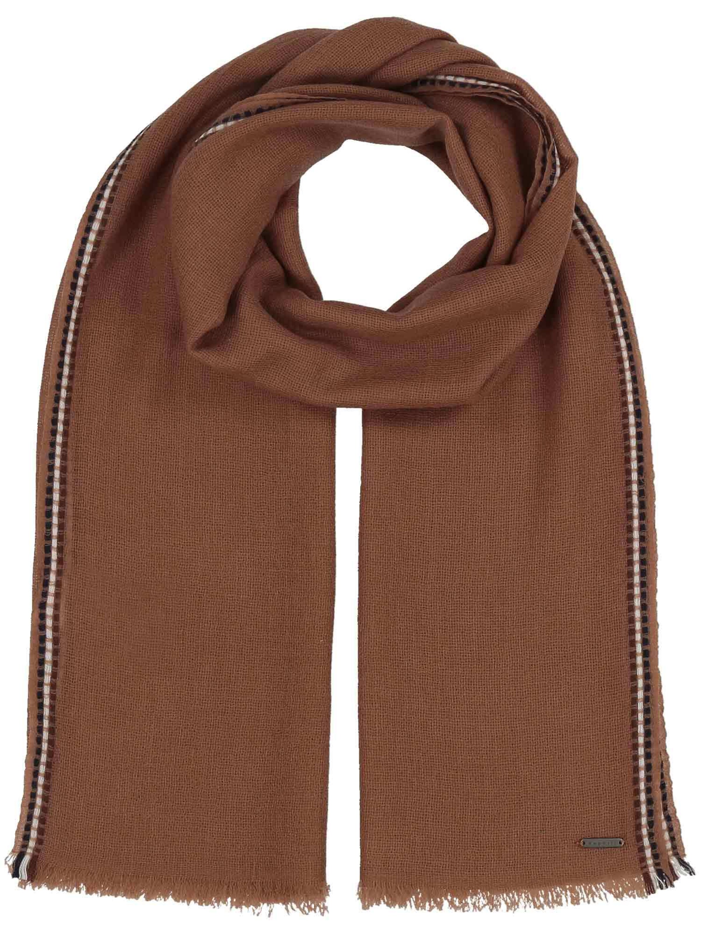 bugatti Schal in Braun: Vorderseite