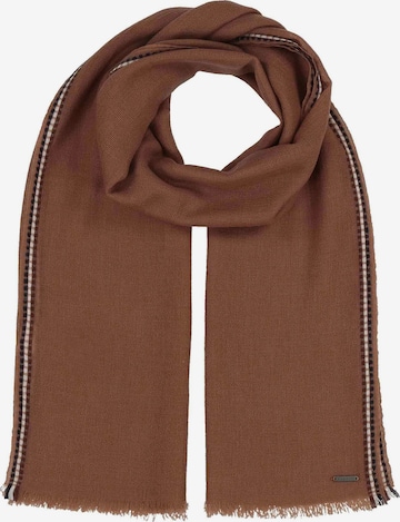 bugatti Schal in Braun: Vorderseite