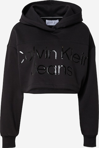 Calvin Klein Jeans Sweatshirt in Black: front