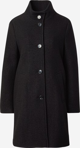 BOSS Between-Seasons Coat in Black: front