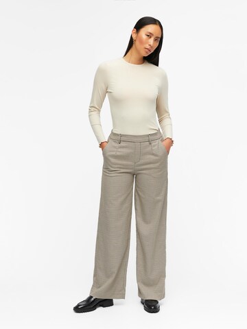 Wide leg Pantaloni con pieghe 'LISA' di OBJECT in beige