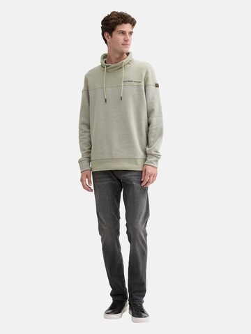 TOM TAILOR Sweatshirt in Green