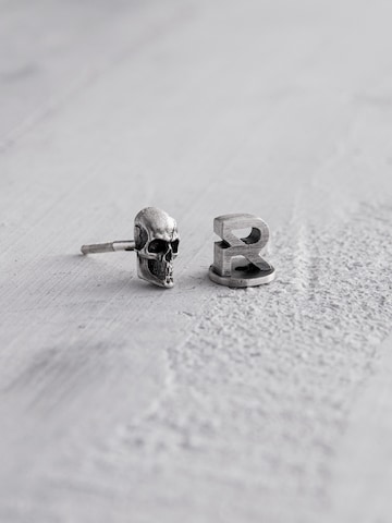 REYTEL Ohrring 'SCHEDEL' in Silber