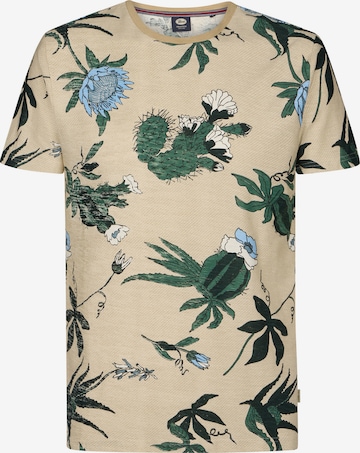 Petrol Industries Póló - barna: elől