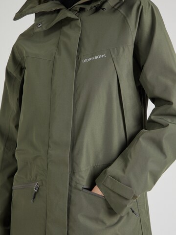 Giacca per outdoor 'ILMA' di Didriksons in verde