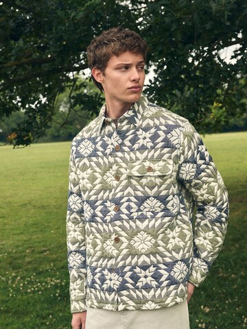 Geacă de primăvară-toamnă de la Next pe verde: față