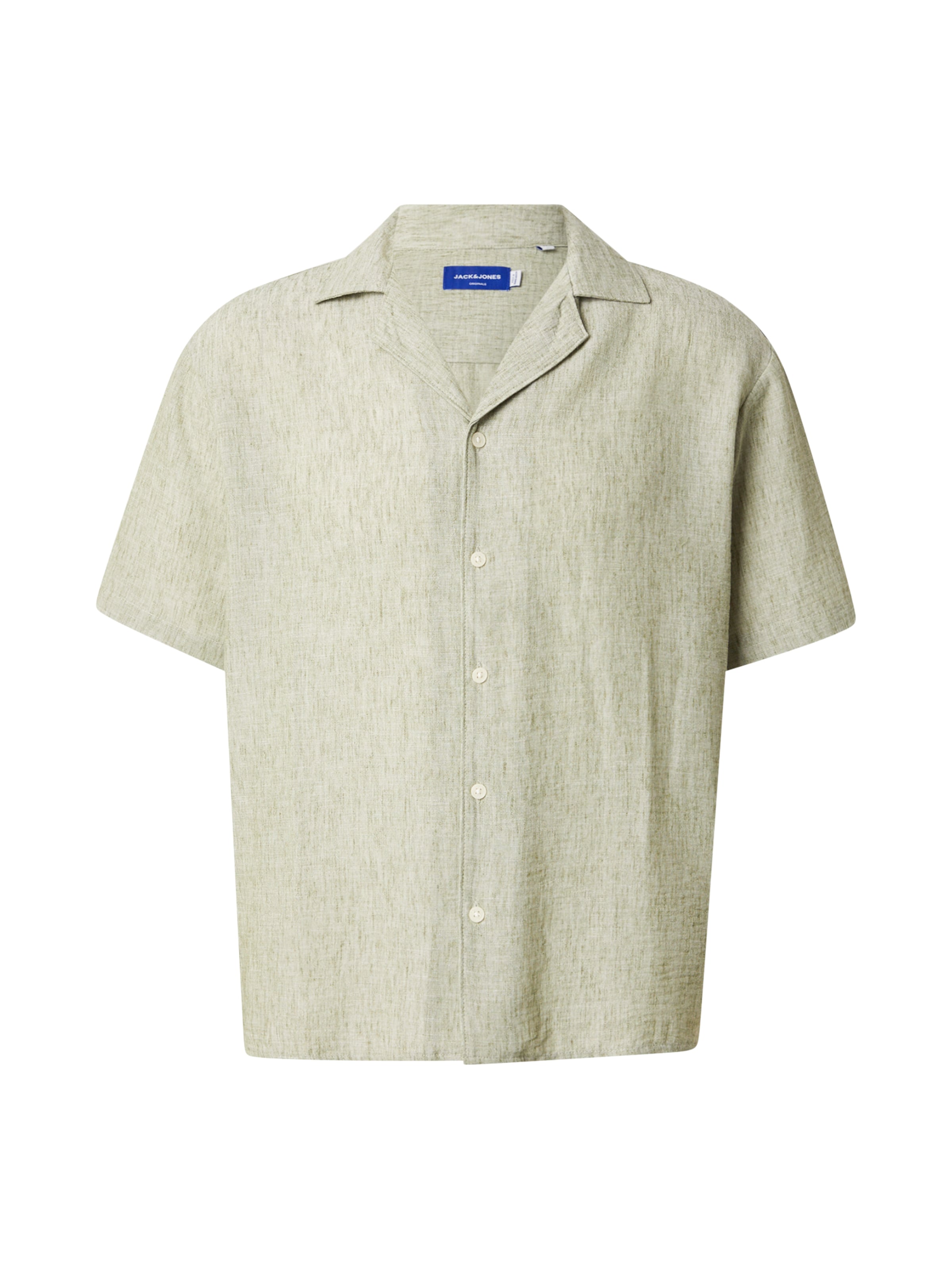 JACK & JONES Средняя посадка Рубашка 'JORHYERES' в Зеленый: спереди