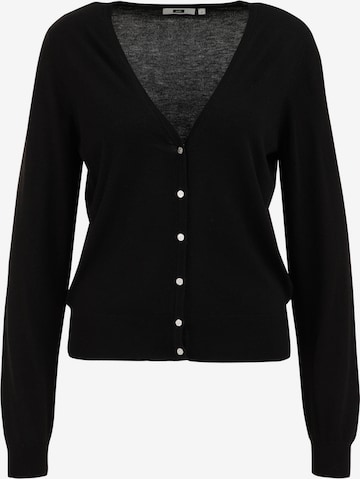 WE Fashion Strickjacke in Schwarz: Vorderseite