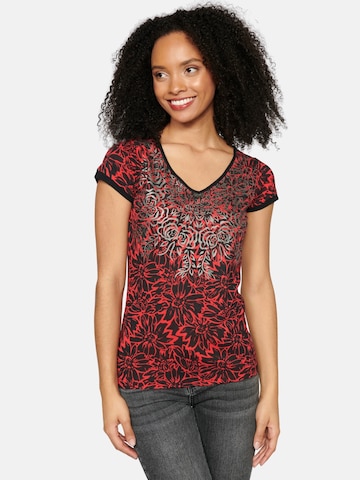 KOROSHI Shirt in Rood: voorkant