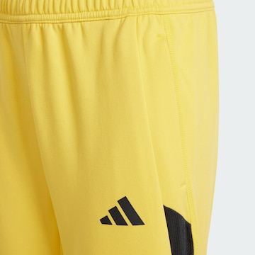 ADIDAS PERFORMANCE Slim fit Workout Pants 'Juventus Turin Tiro 23' in Yellow